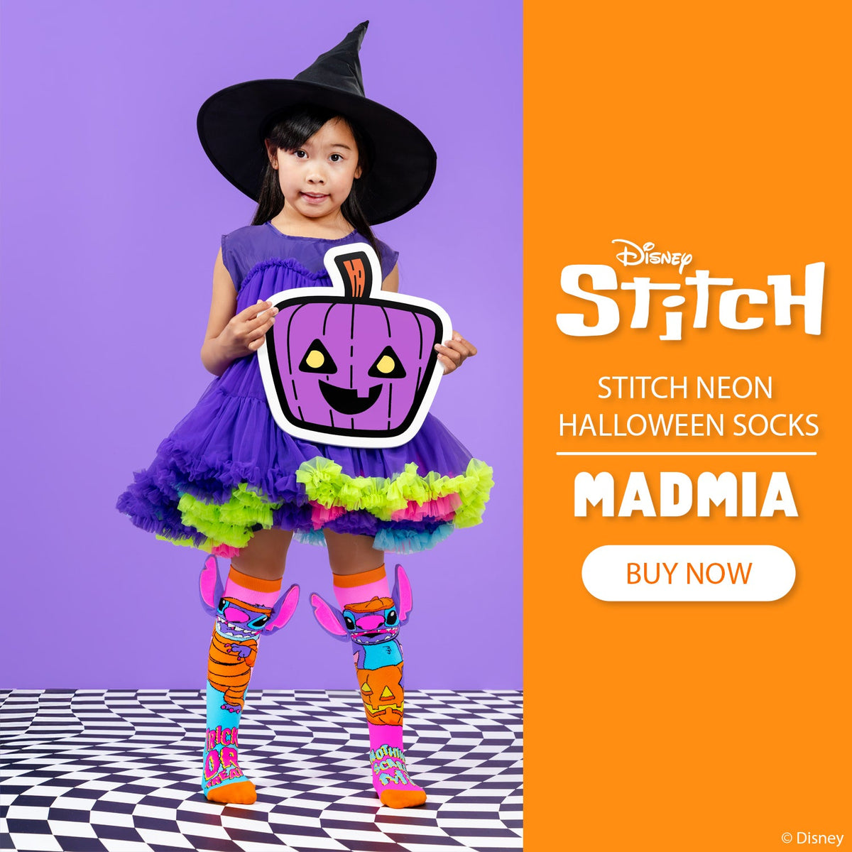 STITCH NEON HALLOWEEN